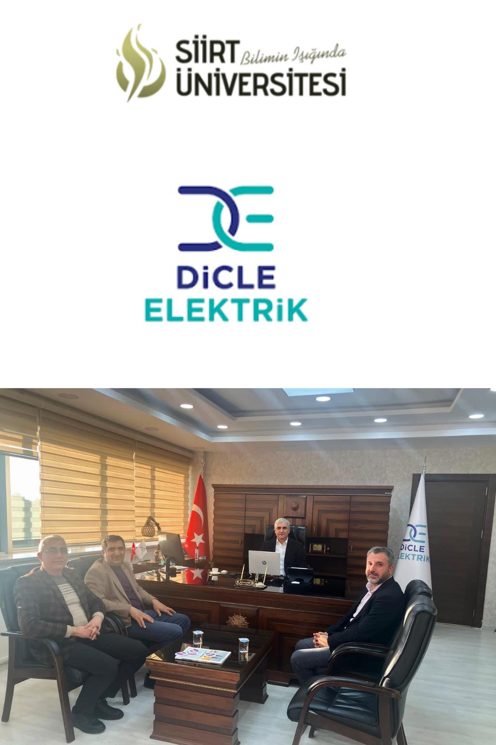 Dış paydaş görüşmeleri kapsamında Dicle Elektrik Dağıtım A.Ş. Siirt İl Müdürlüğüne ziyaret gerçekleştirilmiştir.