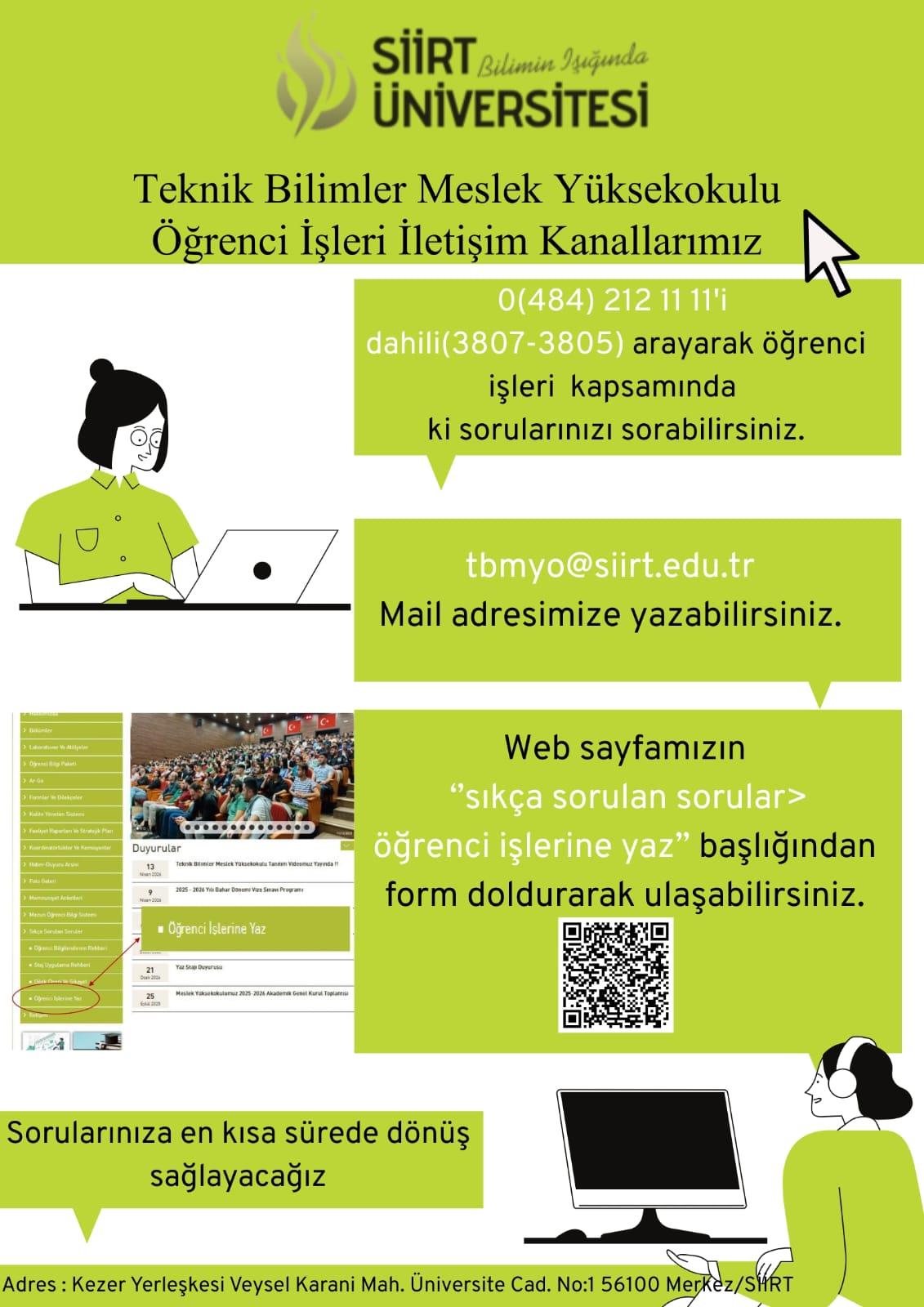 Dijital ve Yüz Yüze Entegre Destekle Öğrenci Odaklı Kesintisiz Hizmet!